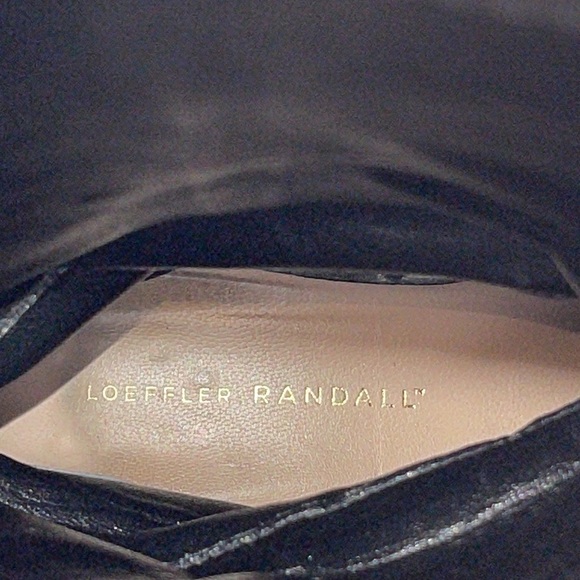 Loeffler Randall Black Matilde Tall Wedge Boots - Picture 13 of 15